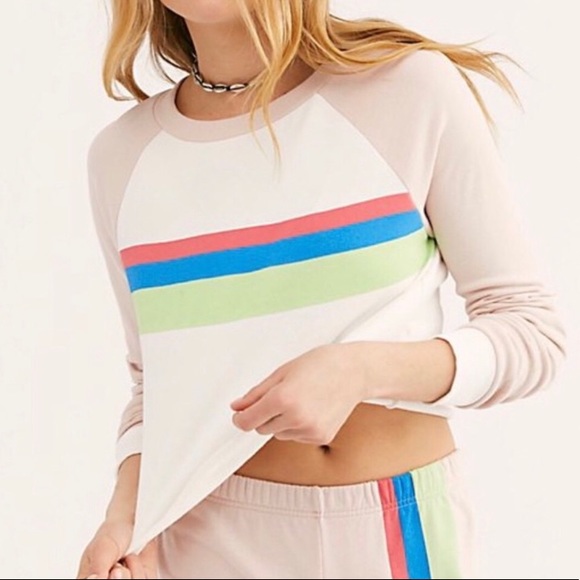 Wildfox Sweaters - NWT Wildfox Mellow Stripe Sweatshirt